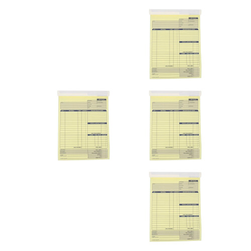 8Pcs Carbonless Invoice Forms Pad for Small Business Expense Records 2