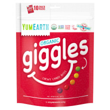 YumEarth, Organic Giggles, 10 Snack Packs, 0,5 oz (14 g) per stuk