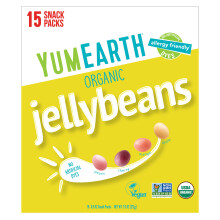 YumEarth, Organické jahodové bonbóny, 15 Porcii, 0,5 oz (14 g) Každá