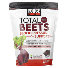 Force Factor, Total Beets Blood Pressure Support, Acai Berry, 60 Soft Chews