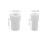 20Pcs Ceramic Suction Tip Adapters White Saliva Ejector Valve 2