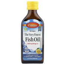 Carlson, Norsk, The Very Finest Fisk Oil, Natural Lemon, 6.7 fl oz (200 ml)