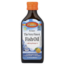 Carlson, Das feinste Fischöl, Natürlicher Orange, 6.7 fl oz (200 ml)