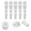 20Pcs Ceramic Suction Tip Adapters White Saliva Ejector Valve 9