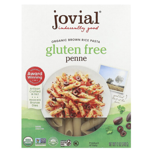 Jovial, Οργανική Καλαμαράκια Ρύζι, Penne, 12 oz (340 g)