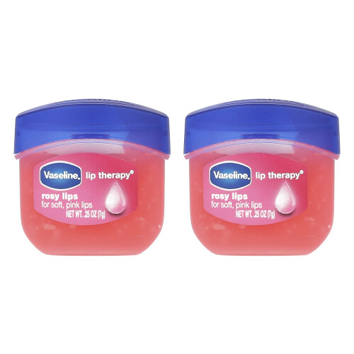 Vaseline Βασιλέας, Λιπική Θεραπεία, Ροζά Χείλη, 2 Συσκευές, 0,25 oz (7 g) Κάθε