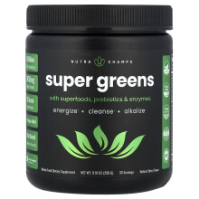 NutraChamps, Super Grøntsager, Naturlig Jordbær, 9,1 oz (258 g)