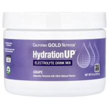 California Gold Nutrition, HydrationUPÆ, Mistura de Bebida de Eletrólitos, Uva, 8 oz (227 g)