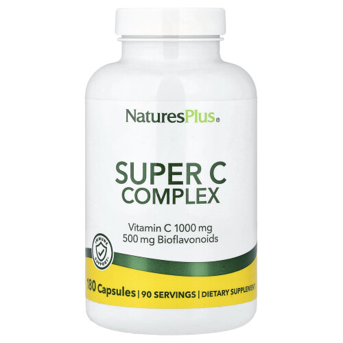 NaturesPlus, Super C Komplex, 180 Kapslar