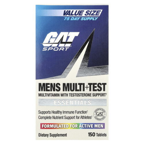 GAT, Mens Multi + Test, 150 Tabletov