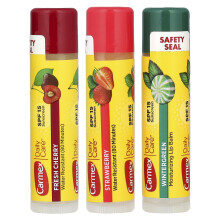 Carmex, Daily Care, Moisturizing Lip Balm, Variety, SPF 15, 3 Pack, 0.15 oz (4.25 g) Each