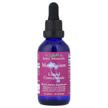 Eidon Ionic Minerals, Eidon Ionos Fémek, Ionos Fémek, Magnézium, Folyékony Koncentrátum, 2 oz (60 ml)