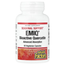 Natural Factors, Bioactive Quercetin EMIQ, 60 Vegetarian Capsules