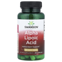Swanson, Alfa-Lipoïnezuur, 600 mg, 60 capsules