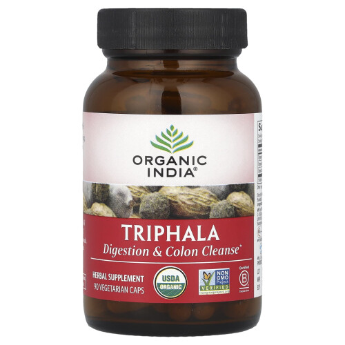 Organic India, Triphala, 90 Capsule Vegetariani