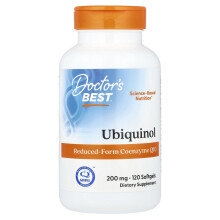 Doctor's Best, Ubiquinol s Kaneka, 200 mg, 120 Softgelů