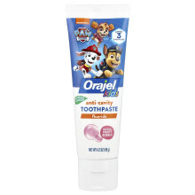 Orajel, Crianças, Creme de Dente Anticárie com Fluoreto, Paw Patrol, 2-10 Anos, Fruity Bubble Natural, 4,2 oz (119 g)