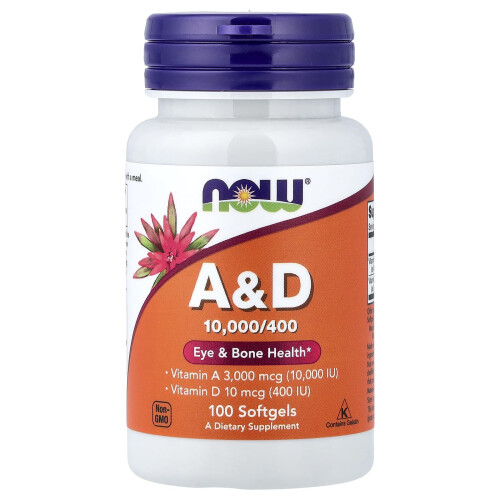 NOW Foods A&D da NOW Foods, 100 Softgéis