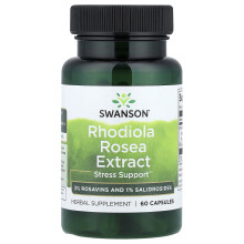 Swanson, Rhodiola-Rosea-Extrakt, 60 Kapseln