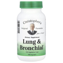 Lungen- & Bronchial von Christopher's Original Formulas, 100 Vegetarische Kapseln