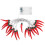 Homoyoyo Chili Lights Outdoor Red Plastic 1PC String Lights 8