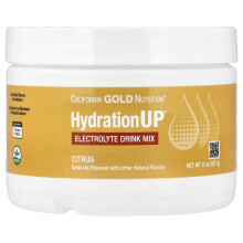 California Gold Nutrition, HydrationUPÆ, Mistura de Bebida de Eletrólitos, Citrus, 8 oz (227 g)