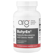 Allergy Research Group, ButyrEn, 100 Zpožděně-Vydávané Vegetariánske Kapsuly