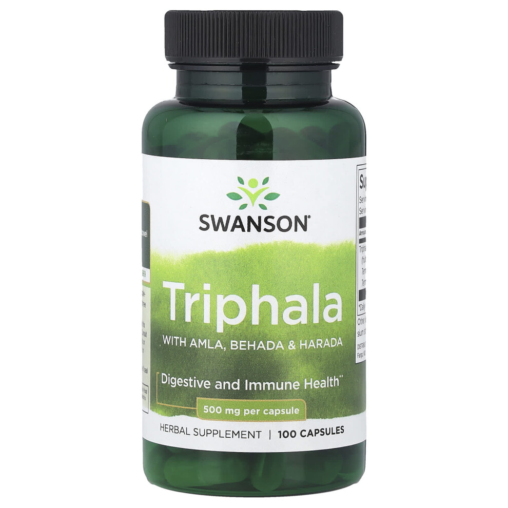 Swanson Triphala, 500Mg - 100 Caps