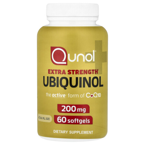 Qunol, Πολύ ισχυρη Ubiquinol, 200 mg, 60 Softgels