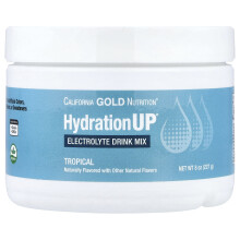 California Gold Nutrition, Bebidas, HydrationUp, Eletrólitos, Tropical, 8 oz (227 g)