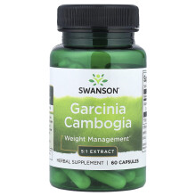 Swanson, Garcinia Cambogia 5:1 Extract, 60 Capsules