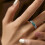 Μαγνητικοί δακτύλιοι Moissanite Λεμφική θεραπεία Magtherapy Δακτύλιοι ιόντων τιτανίου 6