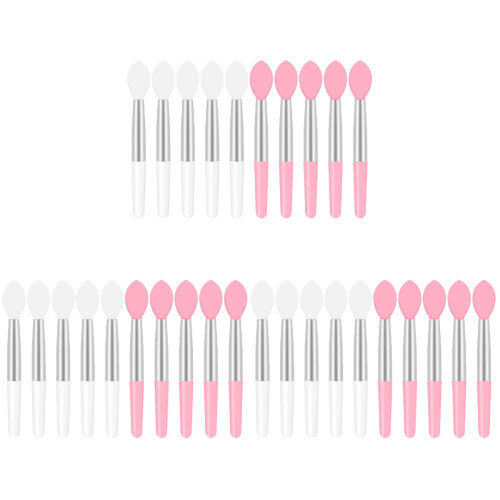 30Pièces Accessoires Pinceaux Silicone Jetables Colorés 1