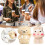 Cute Tiger Rabbit Disposable Cups 350ml or 500ml 3