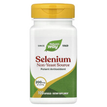 Nature's Way, Selenio, 200 mcg, 100 Capsule