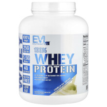 EVLution Nutrition, Proteina di Latte 100%, Vaniglia Gelato, 5 lb (2.268 kg)