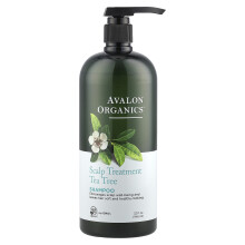 Avalon Organics, Shampoo, Scalp Treatment, Tea Tree, 32 fl oz (946 ml)