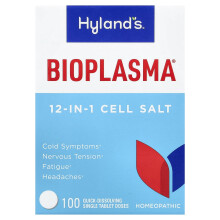 Hyland's Naturals, 12-In-1 Sól komórkowa, 100 Dawkowanie szybko rozpuszczająca się tabletki pojedyncze