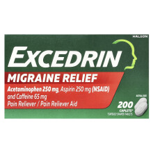 Excedrin, Migraine Verlichting, 200 Caplets