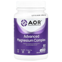 Advanced Orthomolecular Research AOR, Fejlesztett magnézium komplex, 90 kapszula