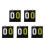 5Stk Flip Scoreboard Kunststoff Für Spiele 4