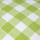 Gingham Throw Pillow Green White 18x18 in 2 Pack 2