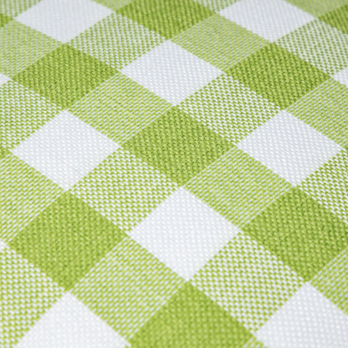 Gingham Throw Pillow Green White 18x18 in 2 Pack 1