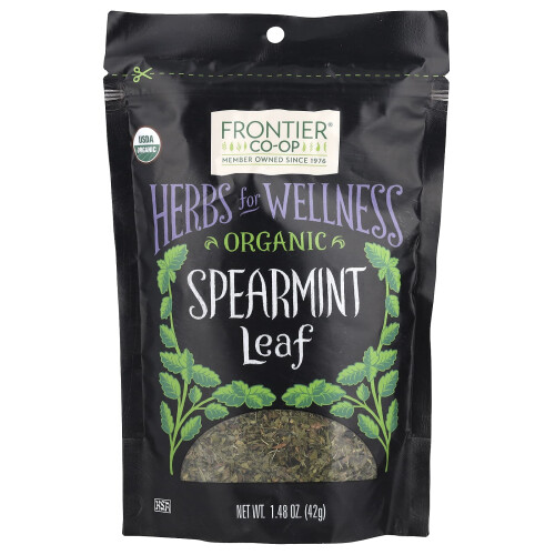 Frontier Co-op, Organic Spearmint Leaf, 1,48 oz (42 g)