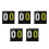 5Stk Flip Scoreboard Kunststoff Für Spiele 10