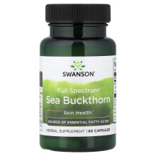 Swanson, Full Spectrum Sea Buckthorn, 60 Capsules