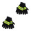 2Paires Protection Haute Température Coton-Polyester Multi 5