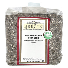 Bergin Fruit and Nut Company, Ökógi Alfa chia mag, 16 oz (454 g)