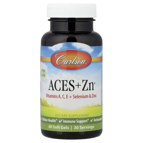 Carlson, Aces + Zn, 60 Softgels