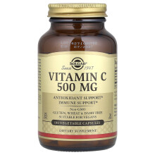 Solgar, Vitamin C, 500 mg, 100 Vegetarián Kapsuliek